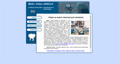 Desktop Screenshot of dr-arnold.cz