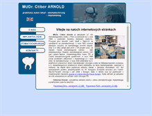 Tablet Screenshot of dr-arnold.cz